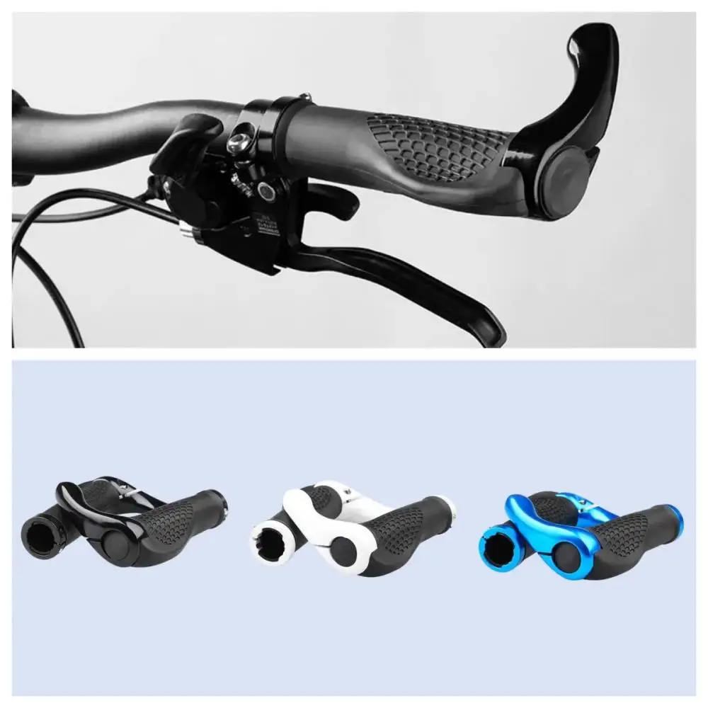 DOMEN Bicycle Handlebar Grip Skid-Proof Waterproof Lock on Handle Cover Aluminum Alloy Rubber Grips MTB Bike Accessories