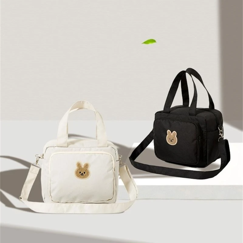 حقيبة الأم الأنيقة J15U مع جيوب داخلية كبيرة وجيوب يدوية حقيبة حفاضات عملية حقيبة أمي متعددة الوظائف للسفر للأمهات المشغولات #4