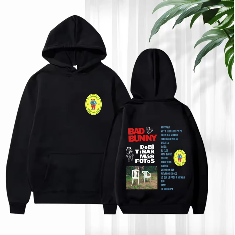 

DTMF Bad Bunny Album Debi Tirar Mas Fotos hoodie men women vintage Long sleeve streetwear print Graphics oversized hoodie unisex