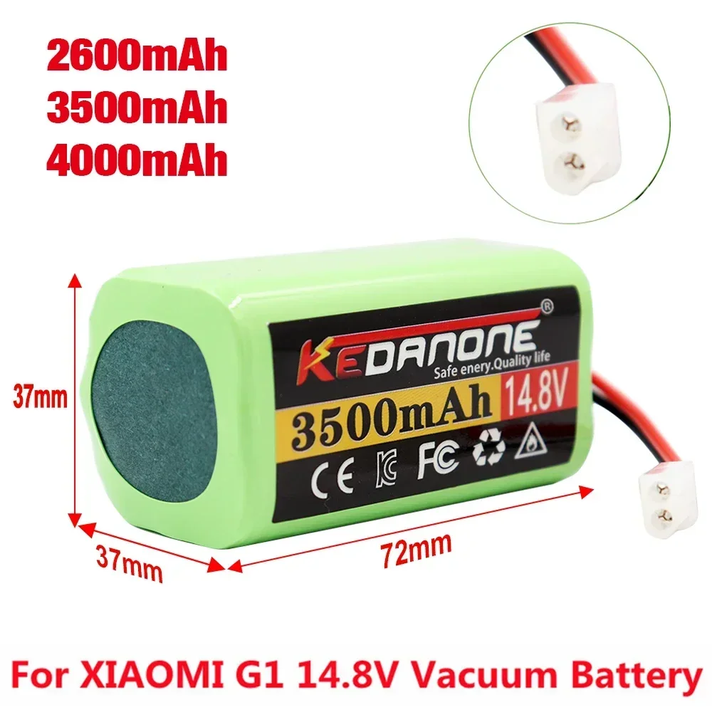 

Original 14.8V 4000mAh Li-ion Battery for Xiaomi G1 MI Robot Vacuum-Mop Essential MJSTG1 Robot Vacuum Cleaner 18650 Battery Pack