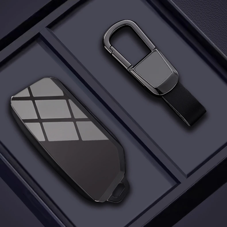 For BMW IX I5 I7 XM X1 X2 X5 X6 X7 3 5 7 Series Carbon Fiber Remote Car Key Fob Case Cover Shell 740 840 M Sport 2024 2025