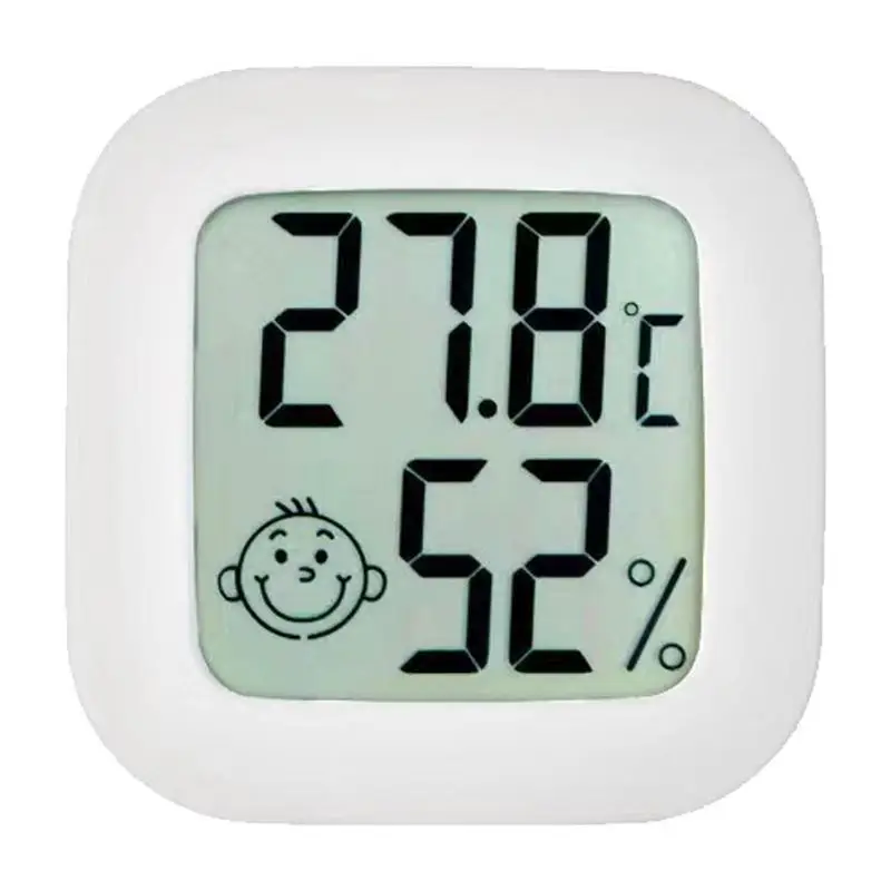 Mini Digital Thermo-Hygrometer Temperature Measurement Instruments Smart Temperature Humidity Monitors with Magnetic Suction