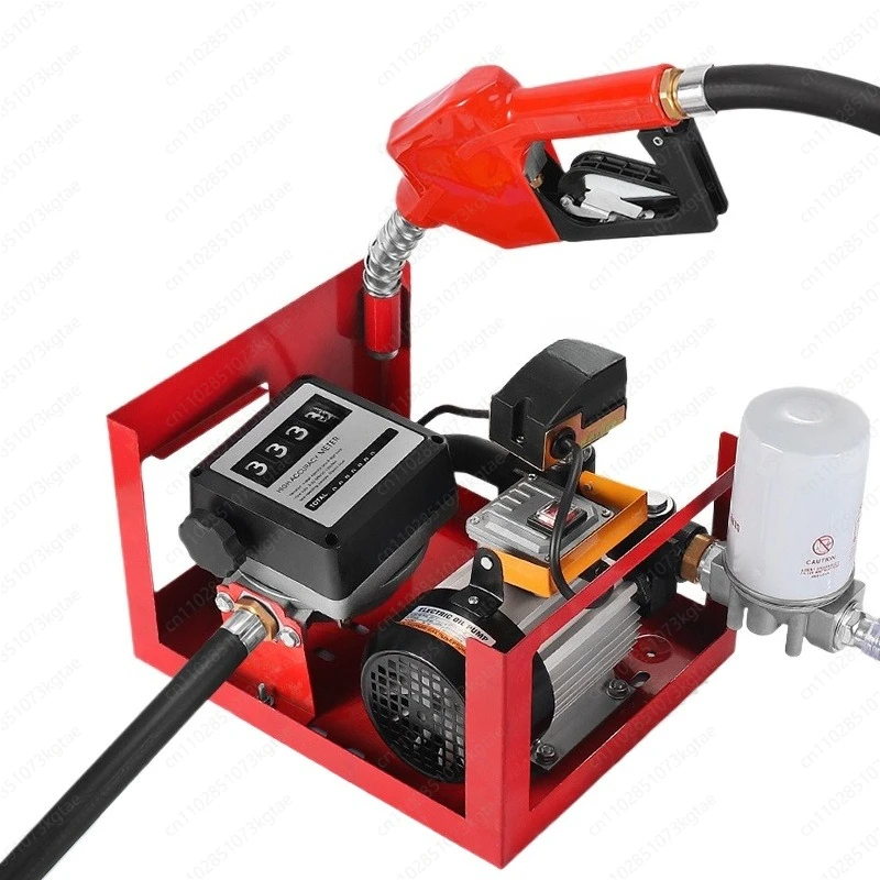 12V24V220V vehicle-mounted large-flow diesel oil pump automatic start-stop metering assembly