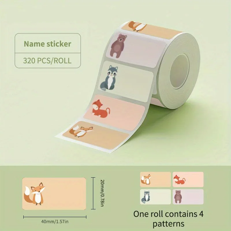 Niimbot B21/B1/B203/B3S Label Printing Paper Name Sticker Waterproof Self Thermal Label Price Label Sticker