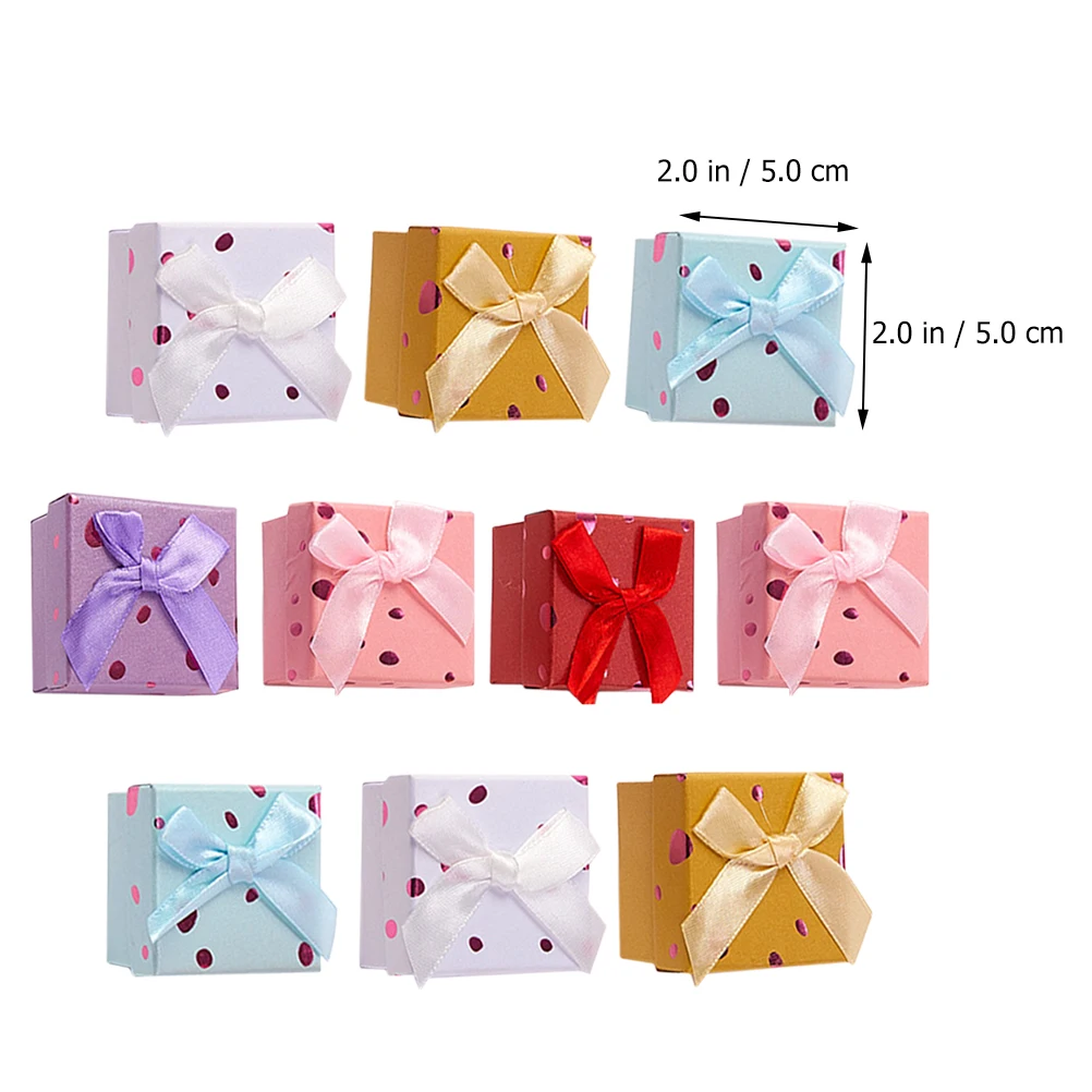 

10 Pcs Jewelry Box Valentine's Day Gift Storage Boxes Oversized for Paper Women's Birthday