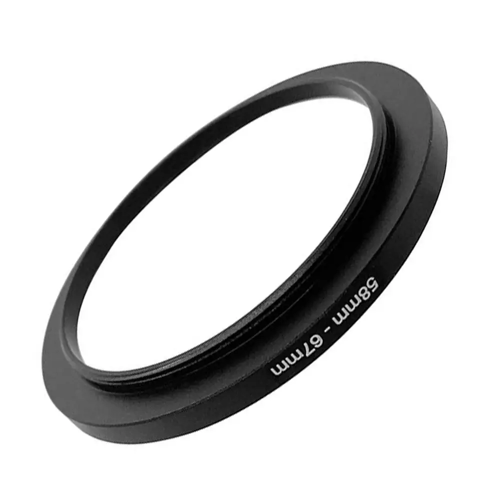 58mm-67mm Step Up Ring Lens Filter Adapter Ring  58 To 67 58-67mm Stepping Adapter Camera Adapter Ring