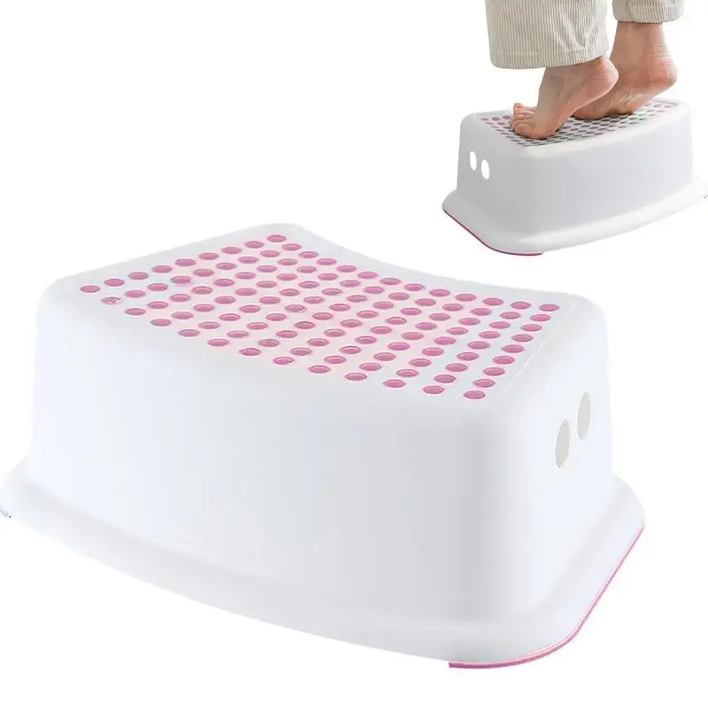 

Toilet Foot Stool Potty Step Non-slip Bathroom Potty Stool stackable Foot Stool Potty Steps For Kids And Seniors