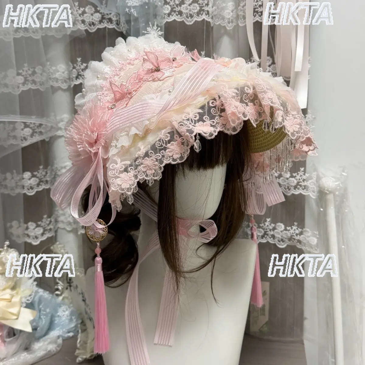 japanese-sweet-kawaii-lolita-flat-hat-bnt-new-headwear-autumn-cute-gorgeous-lace-bow-cosplay-hat-apparel-accessories-women