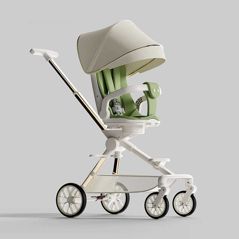 

Customizable Portable Foldable One-click Stroller with Seat