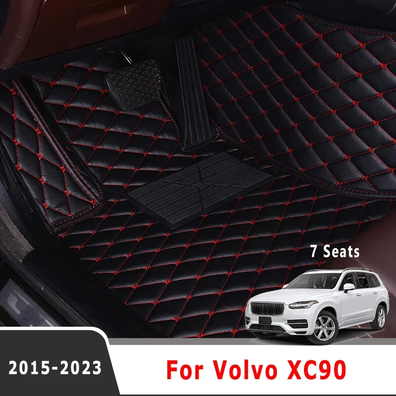 

Car Floor Mats For Volvo XC90 2023 2022 2021 2020 2019 2018 2017 2016 2015 7 Seater Waterproof Carpets Accessories Automobiles