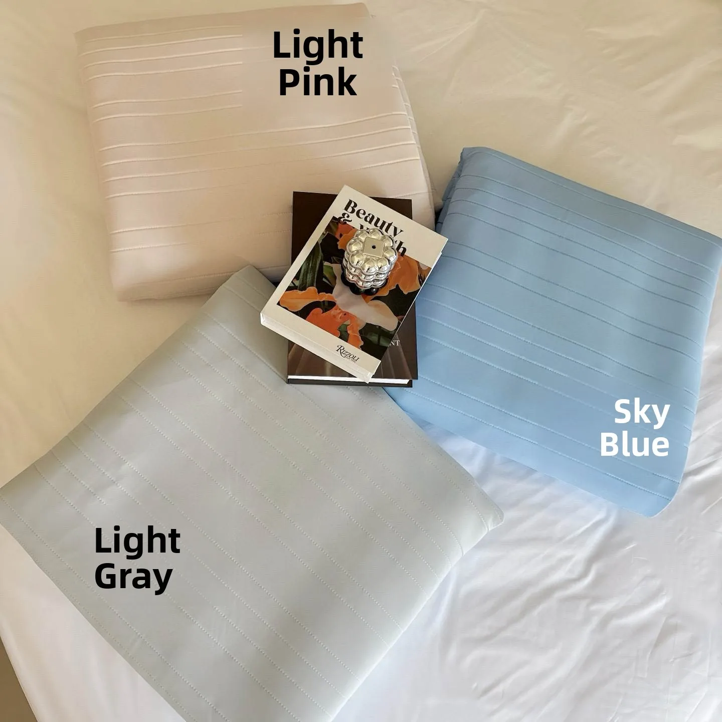 

Шелковистый охлаждающий летний коврик из ледяного шелка, мягкий, однотонный, 18м, для кондиционируемых кроватей, охлаждающий матрас-накидка