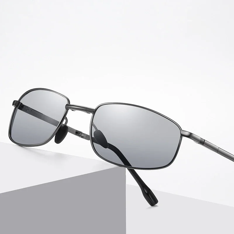 KIZN классические квадратные поляризационные солнцезащитные очки для близорукости мужские очки для вождения мужские очки по рецепту оптика UV400 Oculos от -0,50 до -6,0