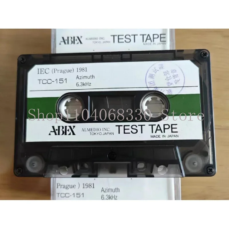 

For ABEX Azimuth Test Tape TCC-151 6.3kHz New