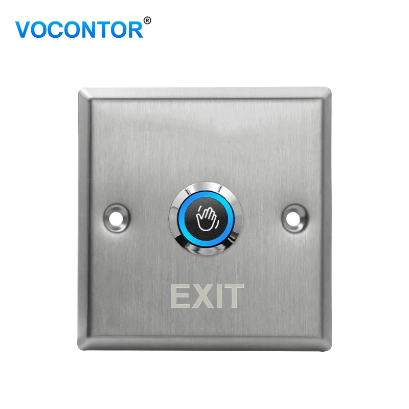 

No Touch Exit Button Touchles Sensor Stainless Push Button Doorbell Button Switch for Access Control System
