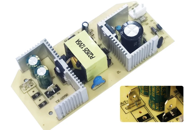 12V 5A Car Mini Refrigerator Power Board, 60W Single Core Semiconductor Refrigerator Special Switch 110v 220V Universal