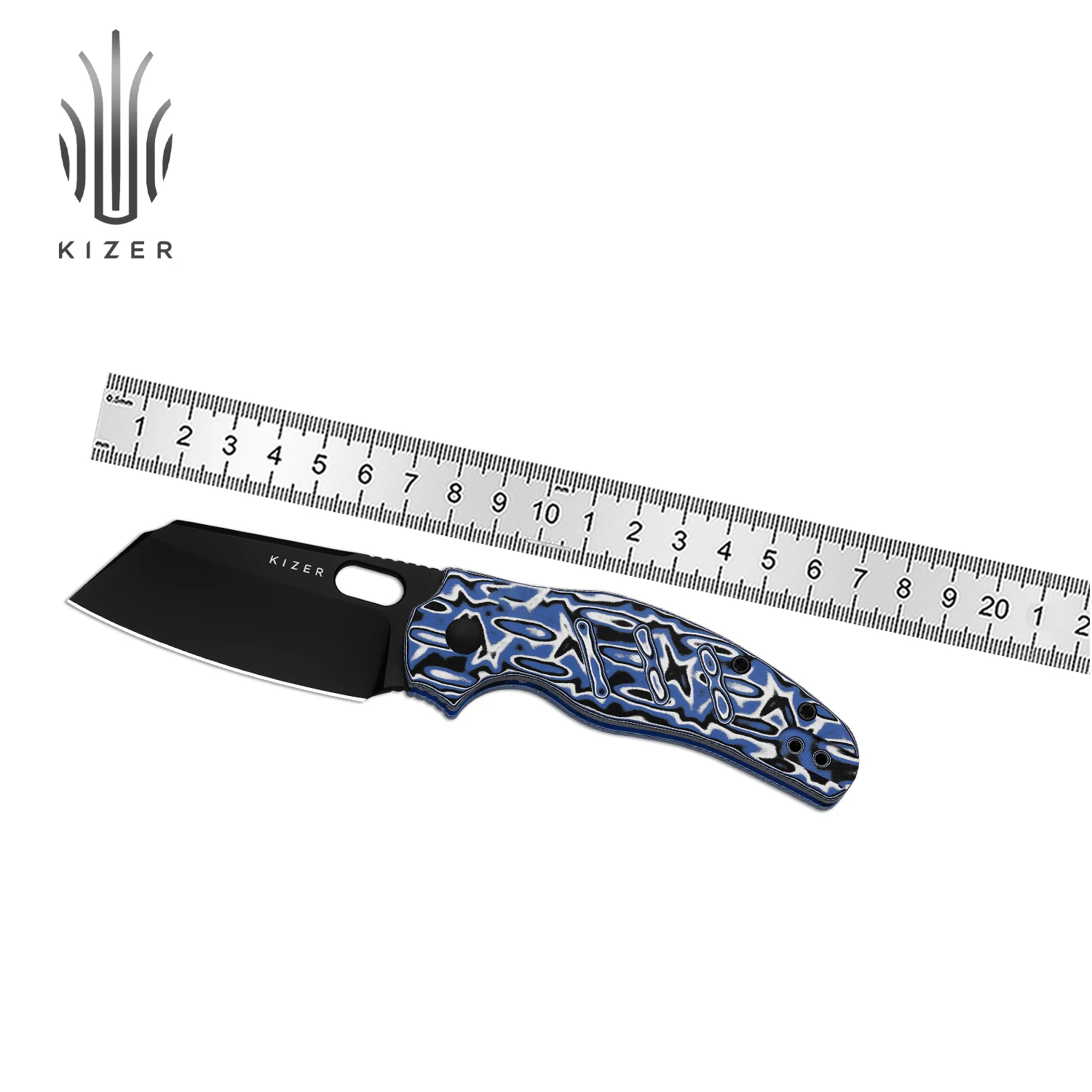 

Kizer EDC Folding Knife Sheepdog Knives V3488.29BSA1/BSA2/CDA1/CDA2 Nitro-V Blade With Micarta/Richlite Handle Camping Knives