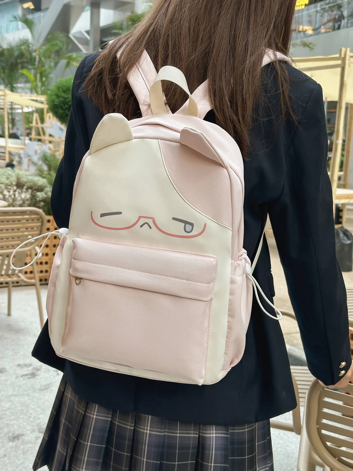 

Sweet School Sle Большая емкость с героями мультфильмов ABD для девочек Студенческая сумка для книг Подходящий держатель для бутылки с водой Campus Life