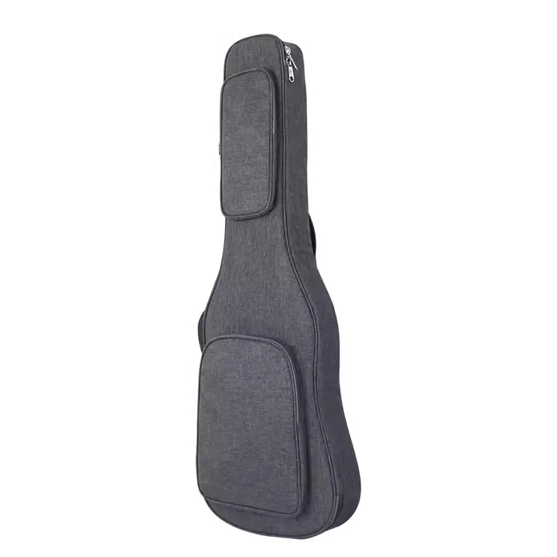 Gray Color Waterproof Electric Guitar Bag Double Shoulder Electric Bass Bag 38-41inch Guitar Gig Bag Classic Guitar Case 39inch