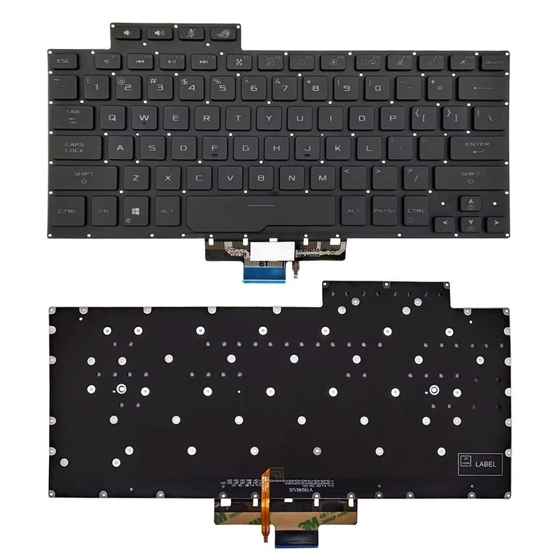 OEM Replacement New US Keyboard for ASUS Zephyrus G14 GA401 GA401U GA401IQM 8037B0169701 Backlit