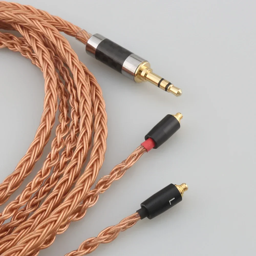 Cable de auriculares XLR 2,5mm equilibrado 16 núcleos 99% 7N OCC para AKG N5005 N30 N40 MMCX Sennheiser IE300 IE900 usando