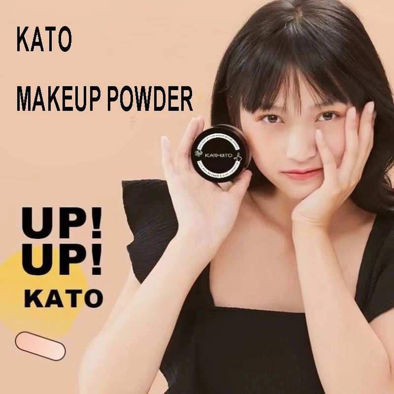 KATO KATO Loose Powder Oil Control Soft Matte Shimmer Setting Finishing Foundation Powder Natural Long Lasting Brighten Skin