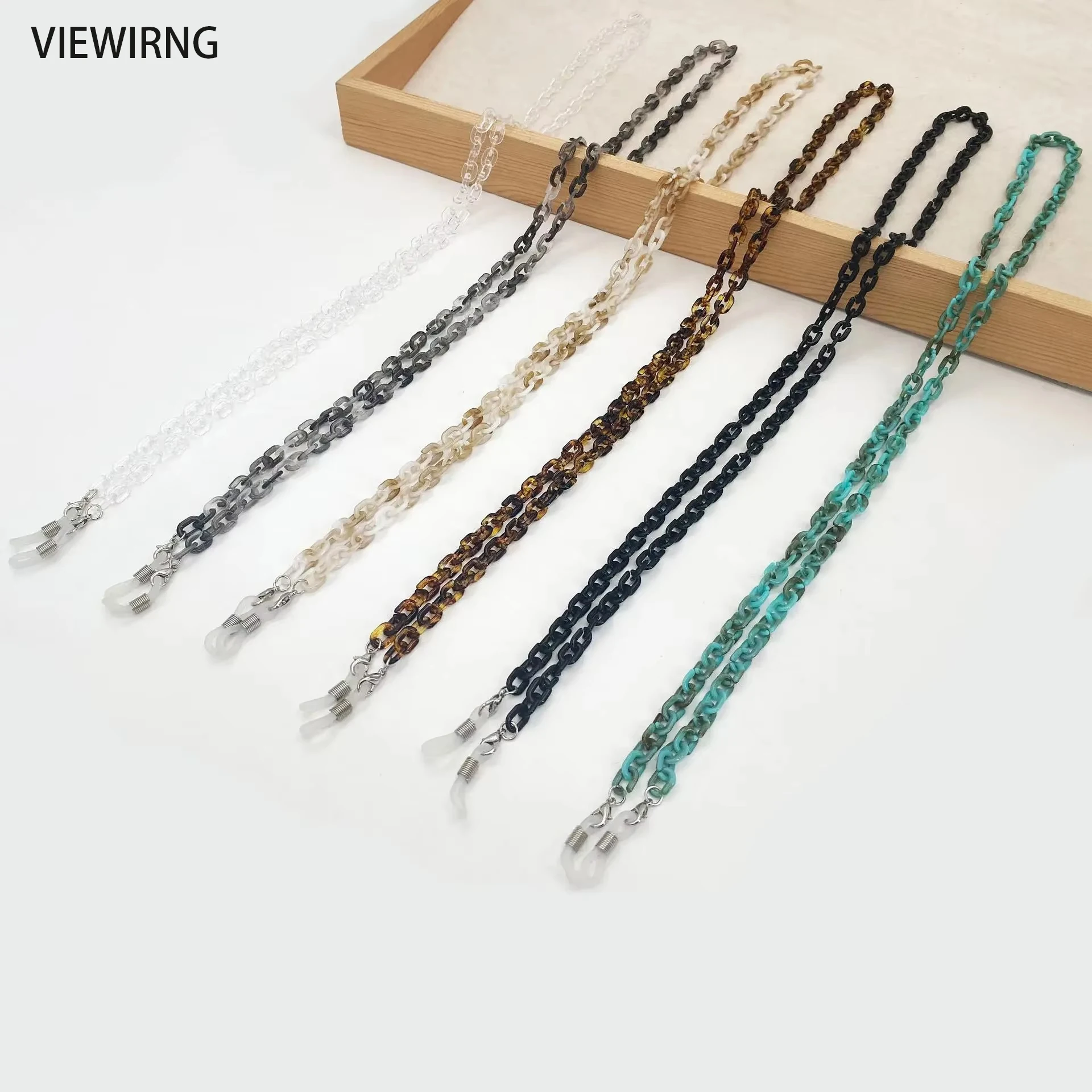 Acryl-Brillenkette, rutschfestes Brillenband, modische Maskenkette, Halsband, Sonnenbrillenhalter, Kordel für Damen, tägliche Dekoration
