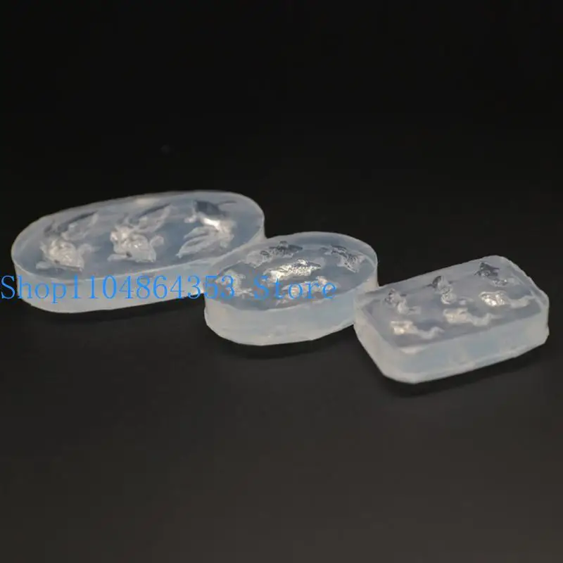 

Goldenfish Art Handcrafts Moulds DIY Tools Goldenfish Carving Molds Silicone Material for Nail Decoration