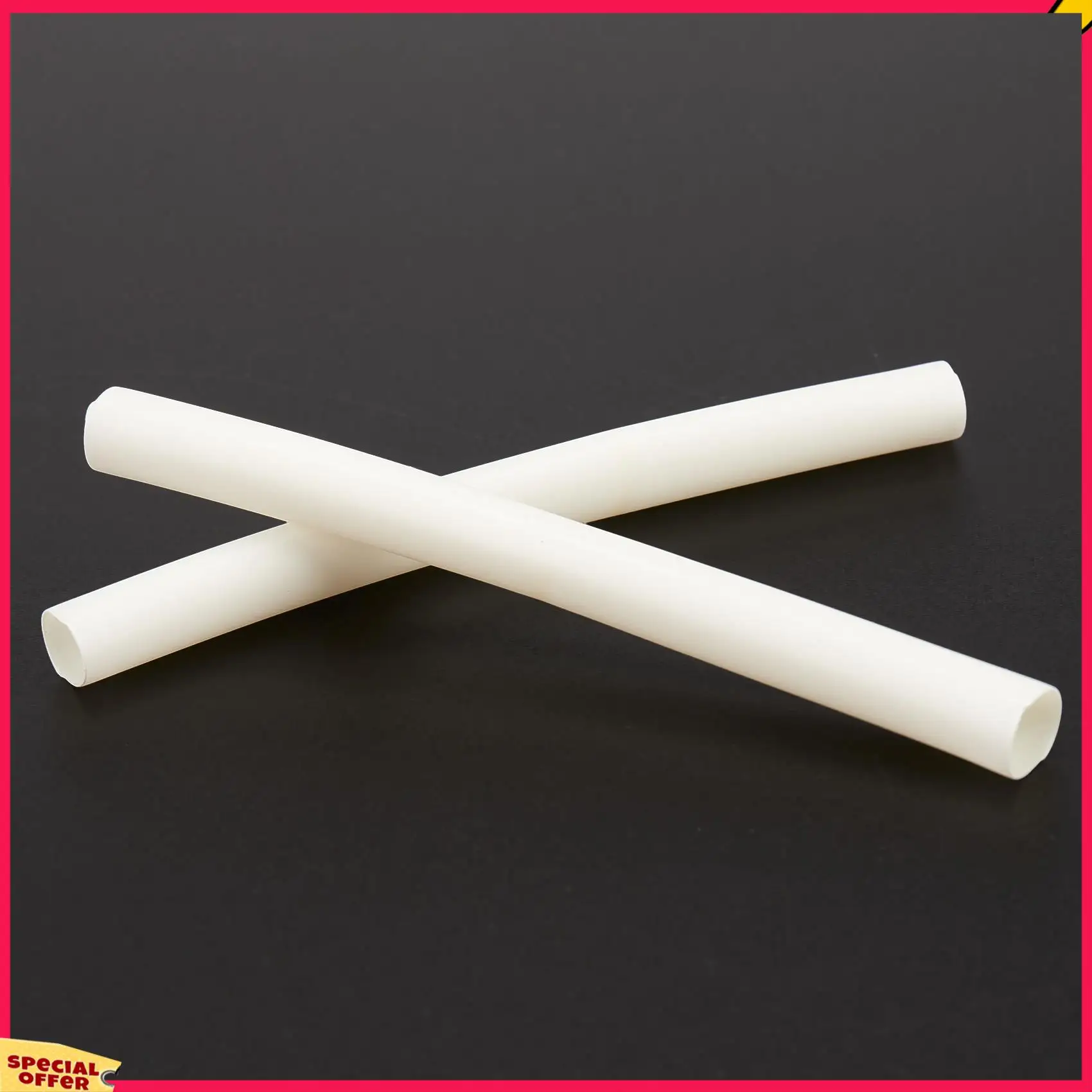 A39M 20 قطعة أبيض 3/4: 1 سلك لف أنابيب الانكماش الحراري لهاتف آيفون وآي باد لنظام أندرويد لأنابيب الانكماش الحراري لخط البيانات