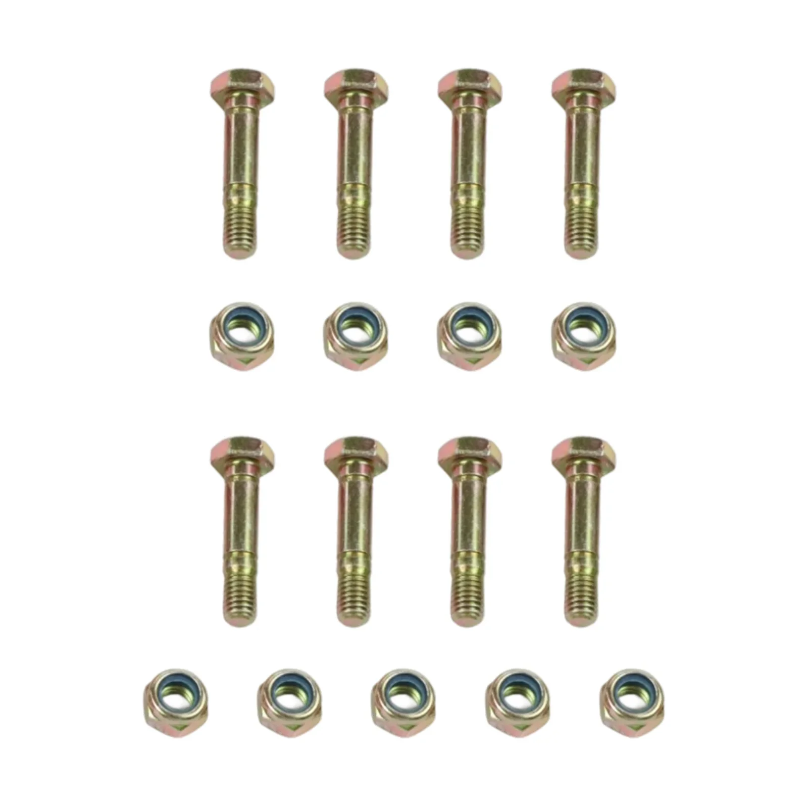 

Надежный комплект из 8 срезных болтов с гайками, подходящих для различных материалов по техническому обслуживанию машин и применений на высокий стресс.