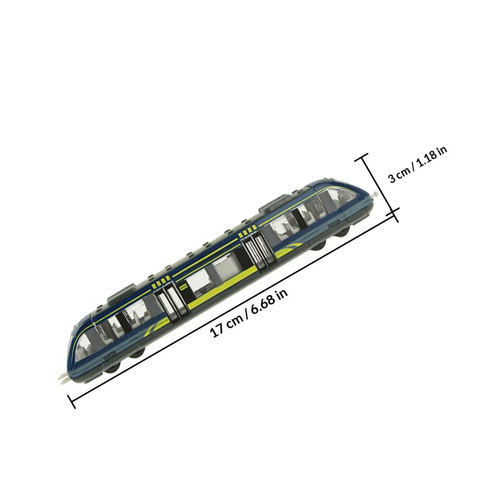 2Pcs High Speed Rail Track Creative Train Set Early Educational Electric Train for Kids Simulation Play and Birthday Gift