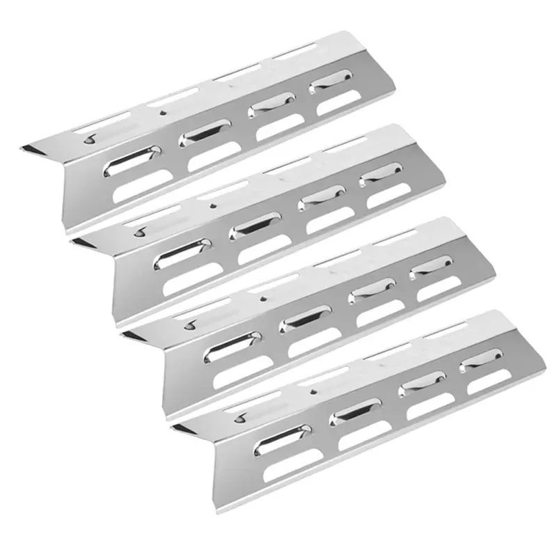 

AT43-Grill Spare Parts For Master Forge Perfect Flame- 4Pcs Stainless Steel For Heat Diffuser For Heat Plate