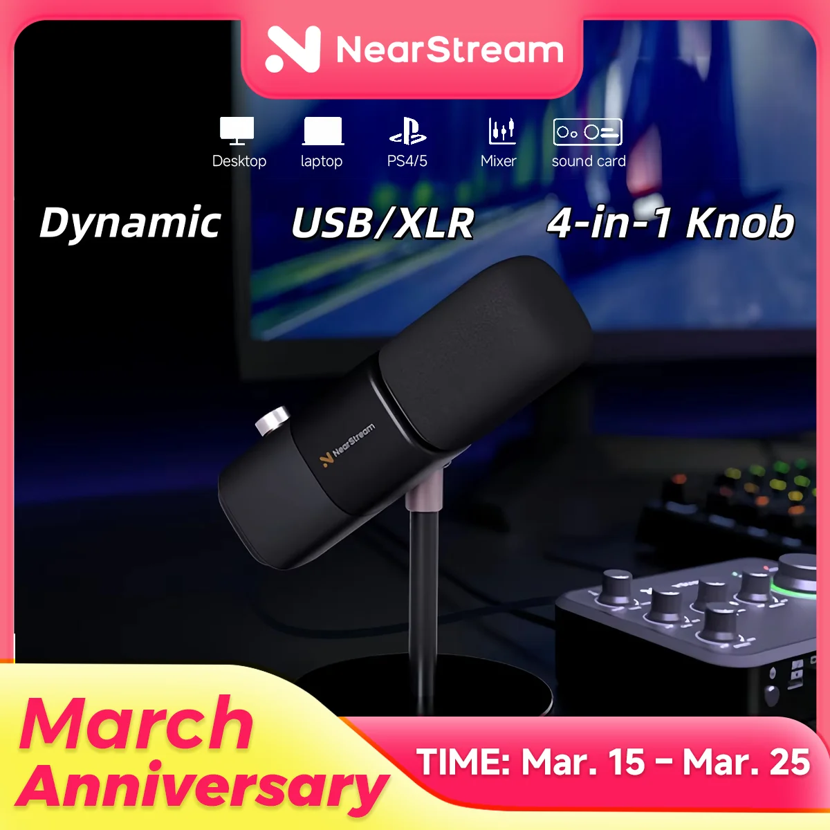 nearstream-microfono-usb-xlr-dinamico-microfono-professionale-da-tavolo-plug-and-play-per-giochi-studio-streaming-podcast-registrazione-pc