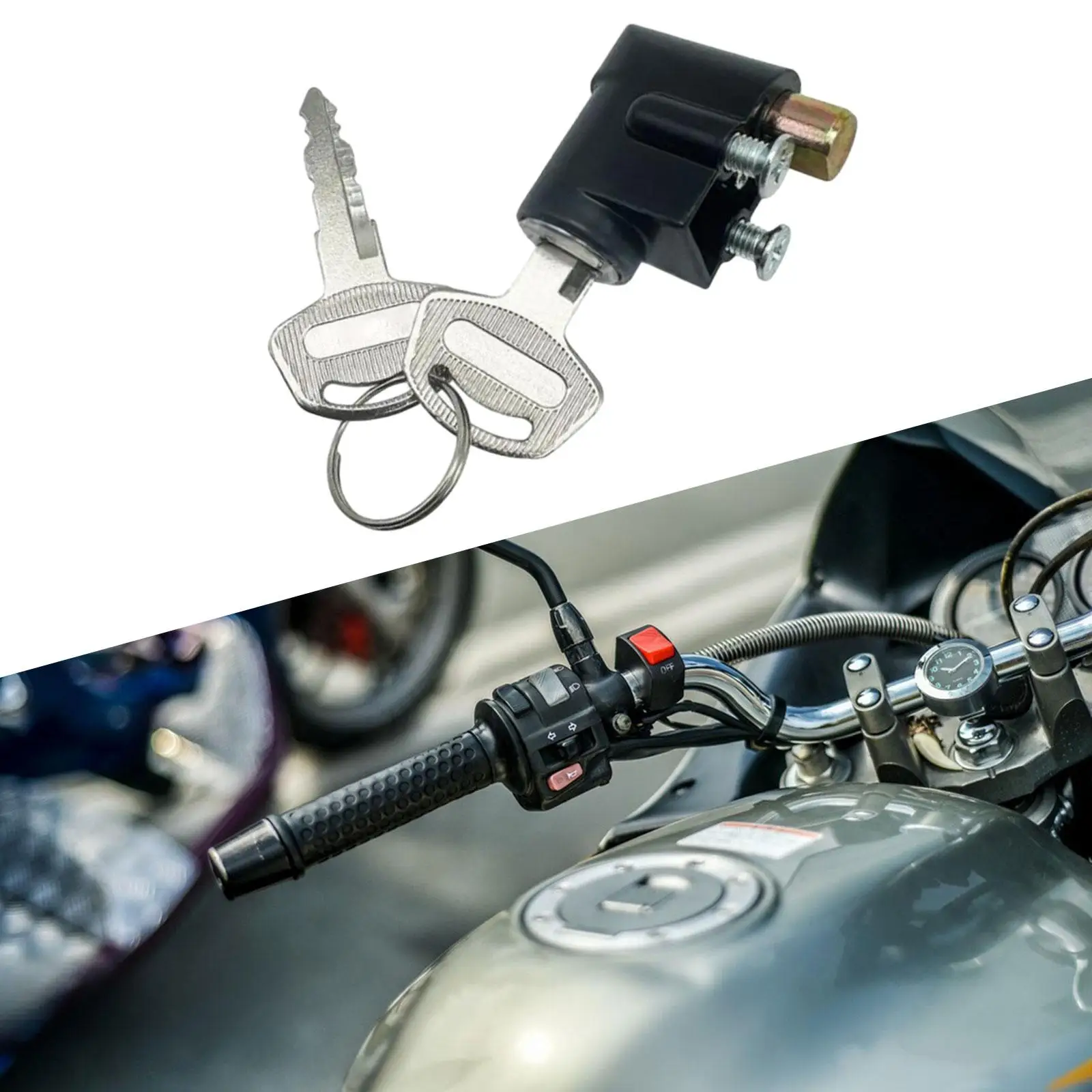 

Аксессуары для ключей зажигания, замок безопасности цилиндра для Suzuki Gn125