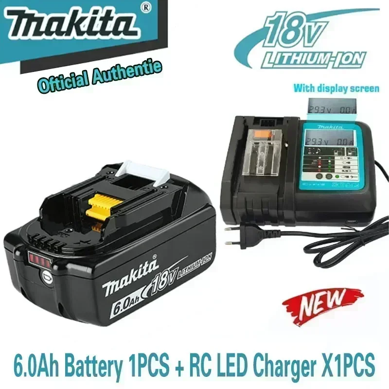 ? ? Originele Makita 18V 3A oplader met oplaadbare batterij Makita BL1830 BL1830B BL1840 BL1840 BL1850 BL1850B Fast Chargi