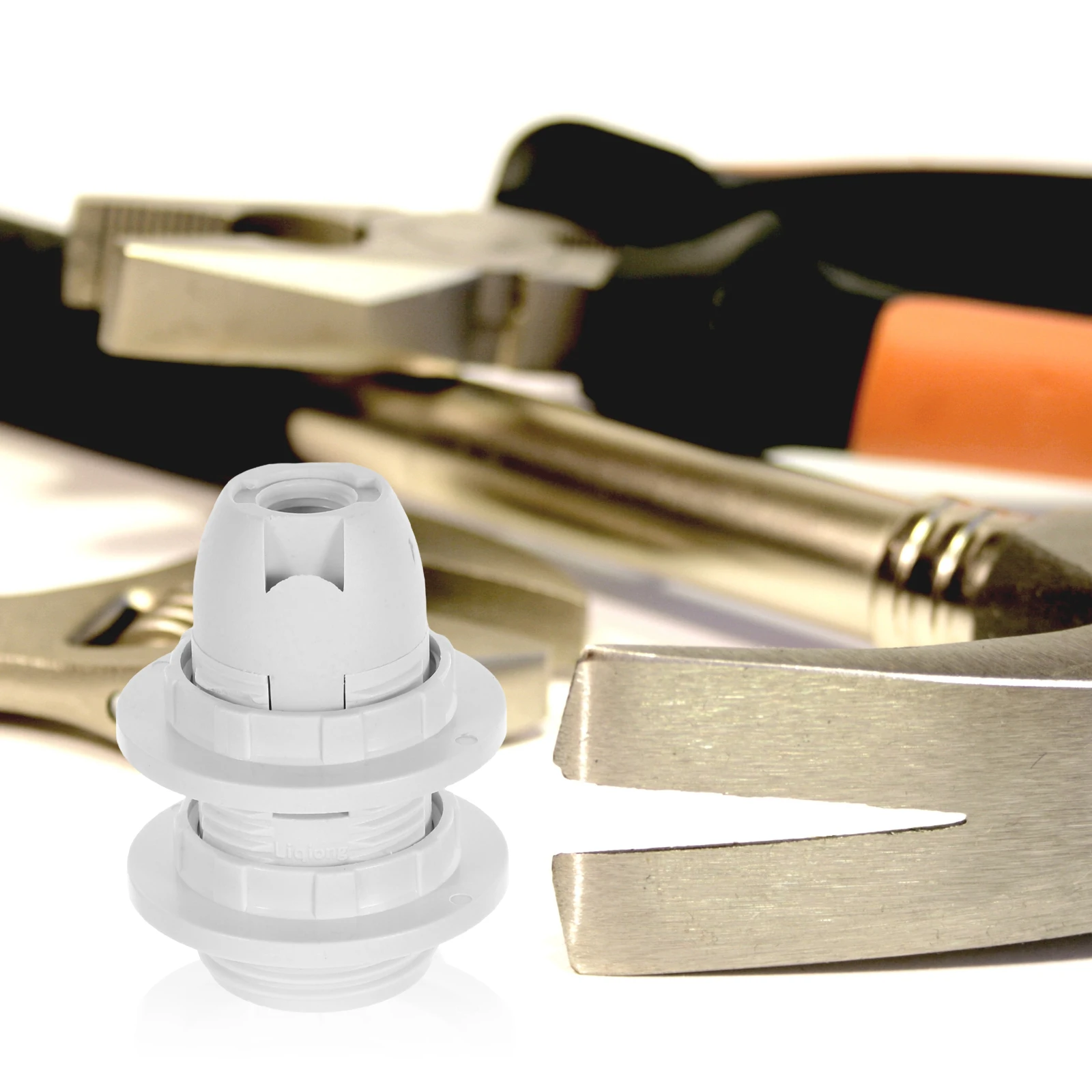 

2 Pcs Lamp Base Making Supplies Hanging Socket Household Light Parts for Repair Fall to The Ground Holder