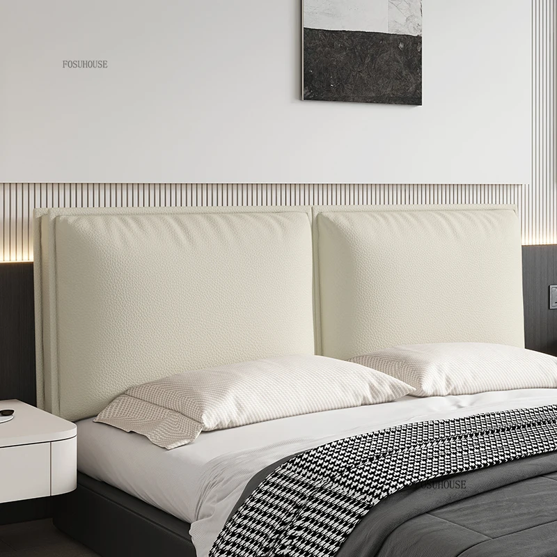 #Cat-scratch Leather Upholstered Headboards Tatami Bed Without Headboard Cushion Anti-collision Double Headboard for Furniture.