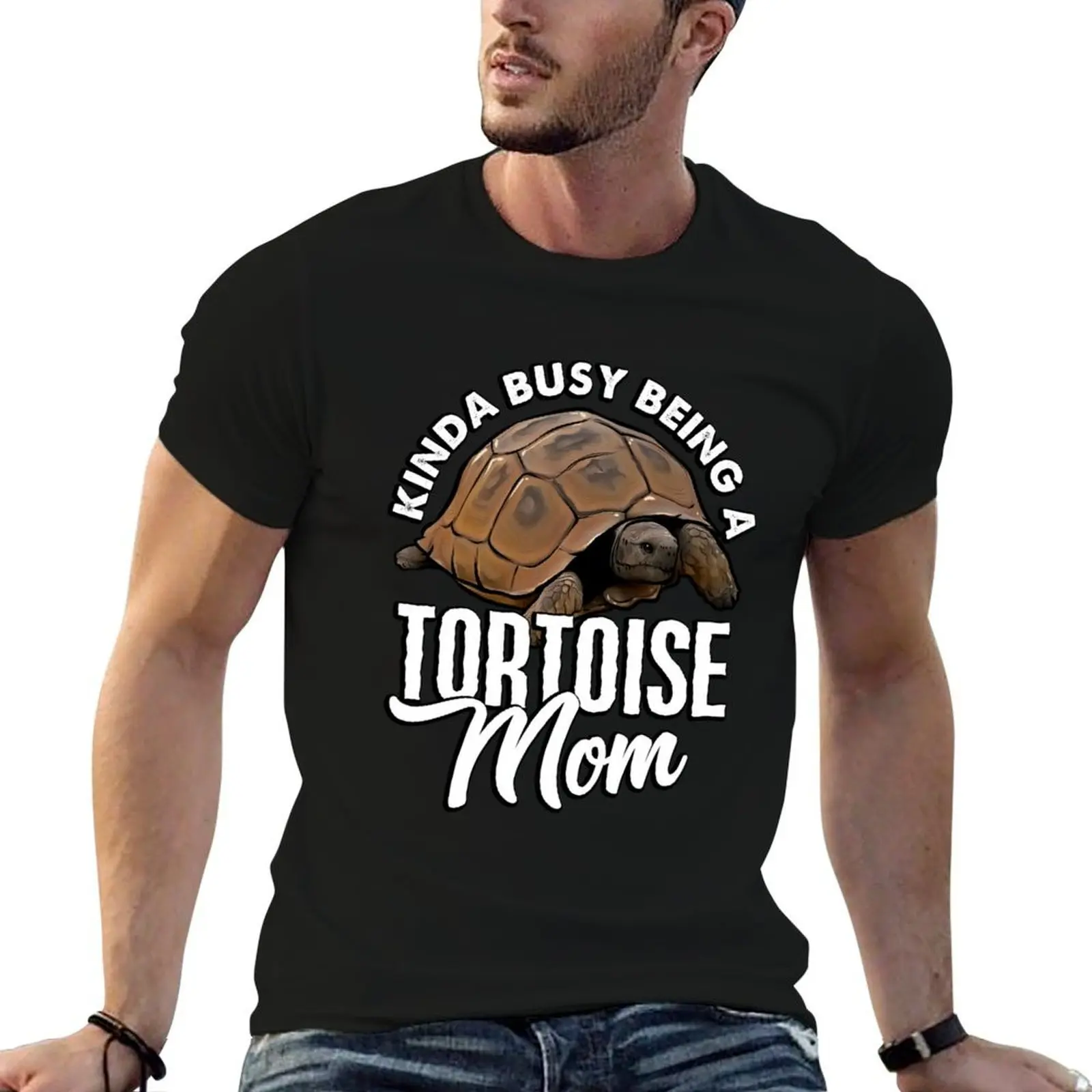 Tortoise Mom T-Shirt Funny t-shirt oversized graphic tee mens tall t shirts