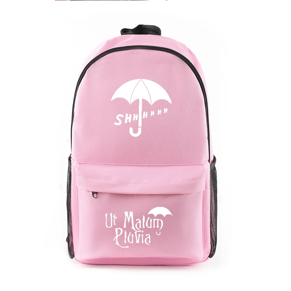 

Trendy Youthful THE UMBRELLA ACADEMY Student School Bags Notebook Backpacks Printed Oxford Waterproof Boys/Girls Travel Bags