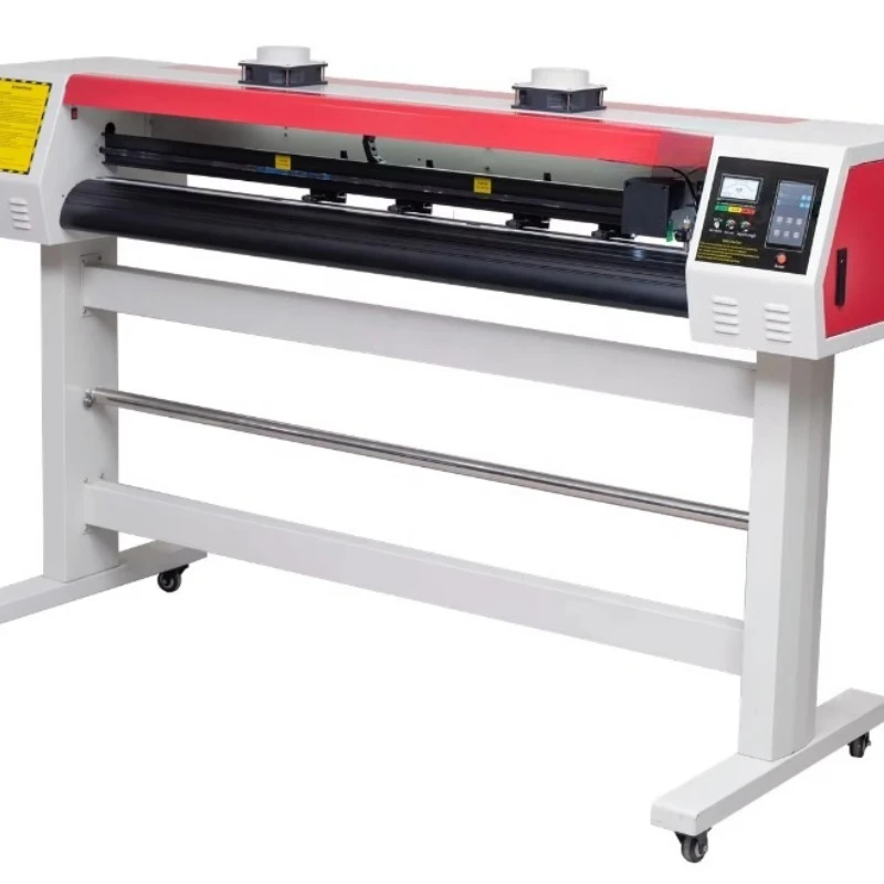 

54 inch 1380mm width laser cutting machine with automatic edge patrol finding