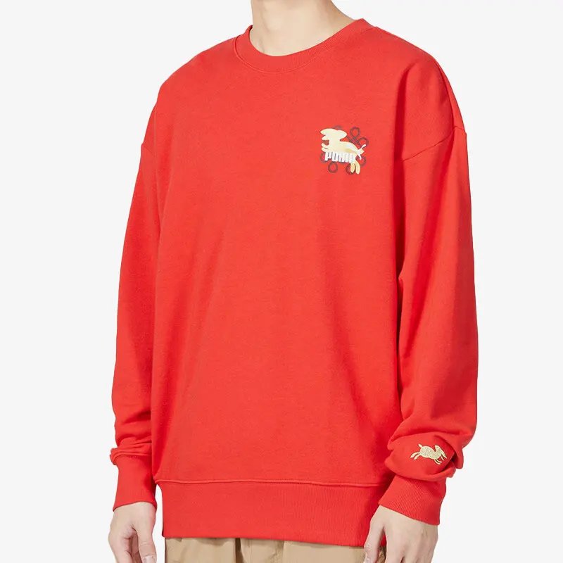 

PUMA Натуральная зимняя новая унисекс минималистичная спортивная толстовка в стиле ретро 677414-11