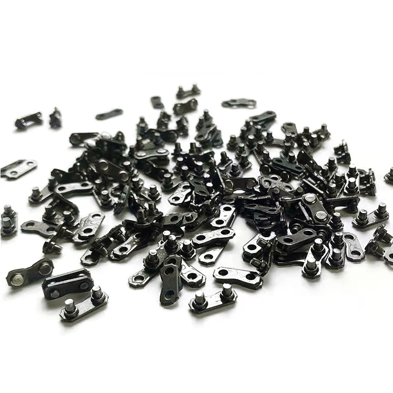 

25 комплектов цепей бензопилы, ремонтные предустановленные ремни, черная нержавеющая сталь, подходят для Carlton Stihl Husqvarna Oregon