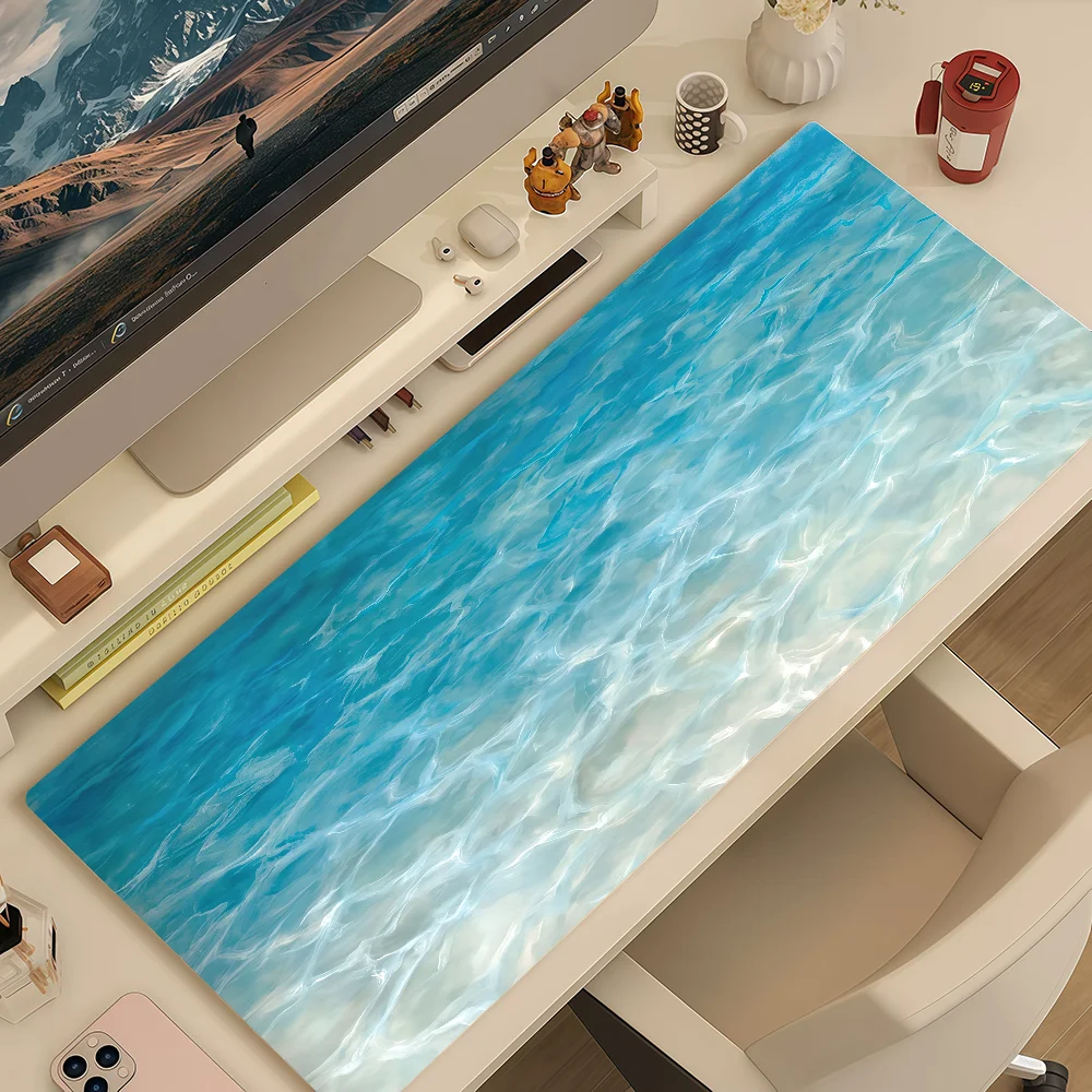 Mouse Pad Art MousePad Sunlight Non-slip Lockedge Office Shining Student Gaming Seawater Thickened Large On Writing Pad Cushion