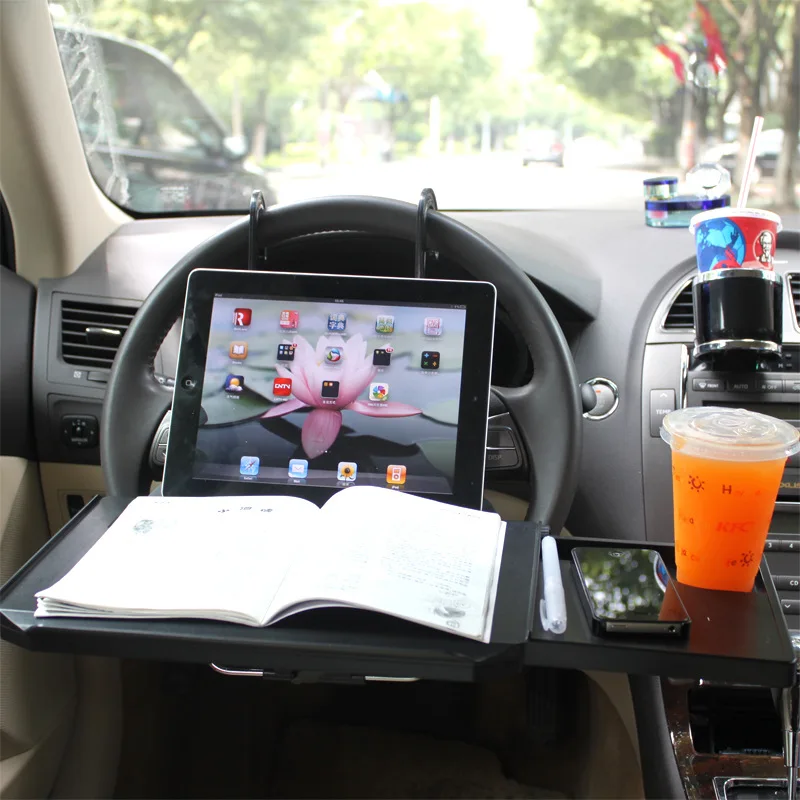 With Drawers Computer Desks In-Vehicle Suspend Car Chair Back Stable Portable Work Desk Board,Table Pliante,Automotive Supplies