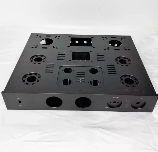 Push-pull Chassis Aluminum Alloy Power  Front Stage Box Fever Audio DIY Chassis All-aluminum Chassis Customized