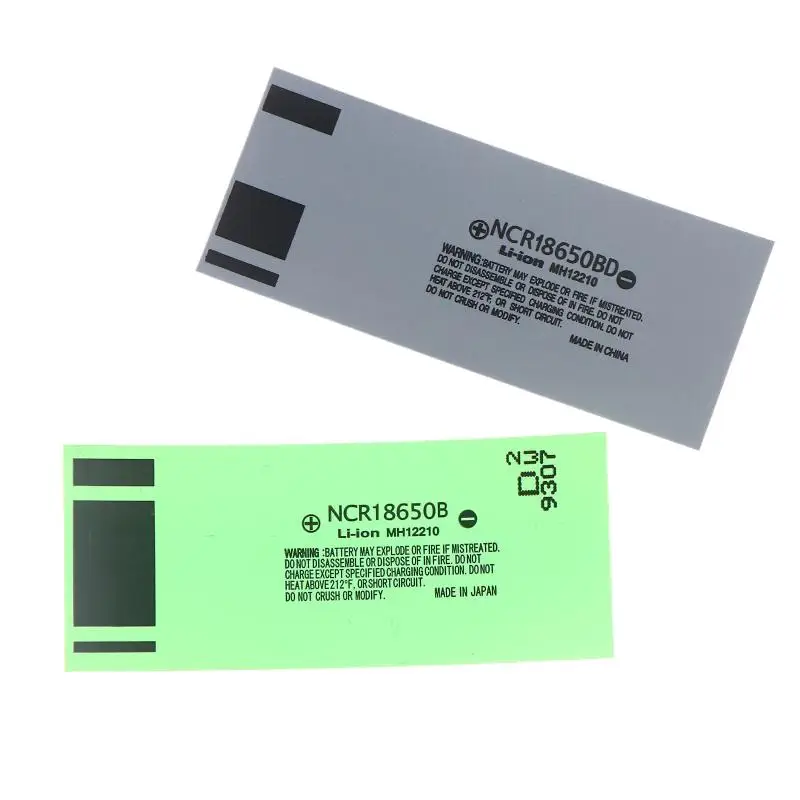 

100 шт./лот 18650 литиевая батарея упаковка кожи ПВХ термоусадочный рукав батарея упаковка трубка изоляционная термоусадочная пленка