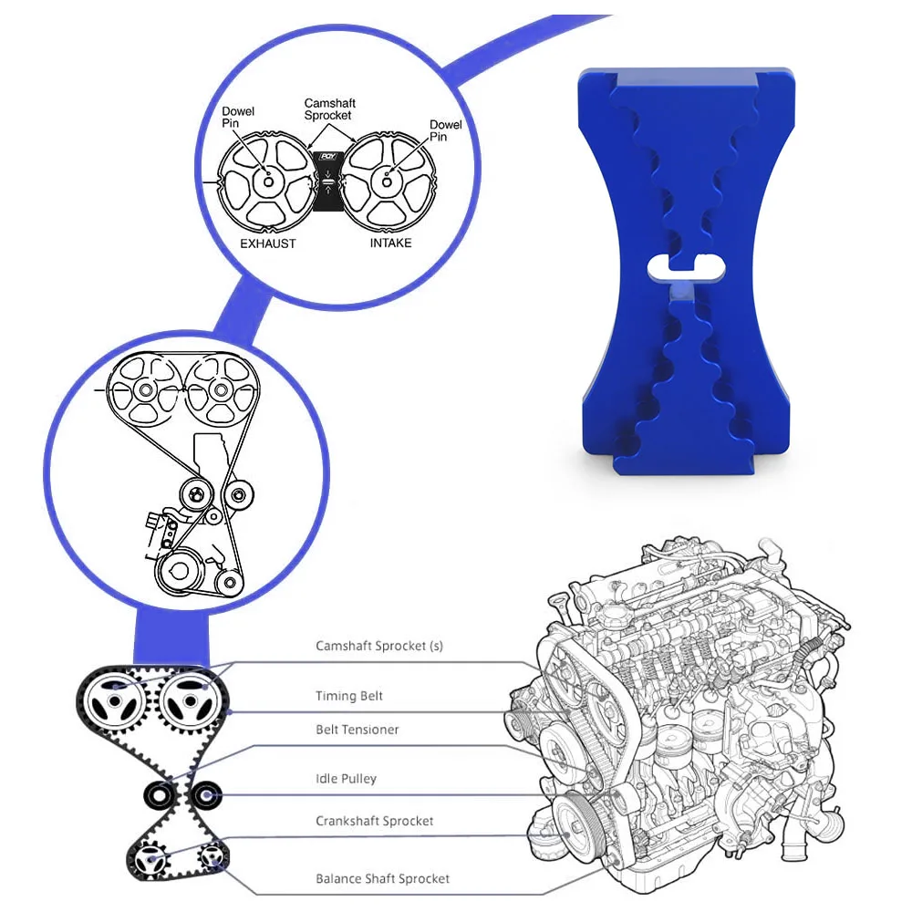 4G63 Cam Lock Lock Timing Alignment Belt Tool for Mitsubishi Lancer Kia ERG947049 Engine Timing Gear Tool 