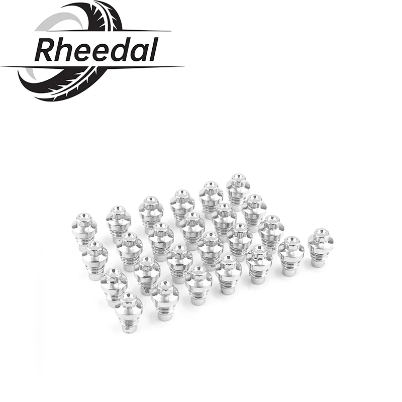 Rheedal 25Pcs 7.42mm/0.29in Studs Plastic Cap Lip Screw Auto Replacement Parts For Rim Lip Decoration Car Styling Tunning Chrome - view 6