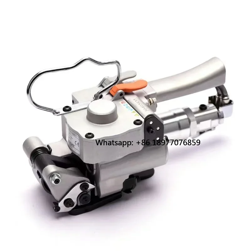 A19 Handheld Pneumatic PET Plastic Strip Baler Machine PETPP Smart Pack Strapping Tools For PET Strip Tensioner