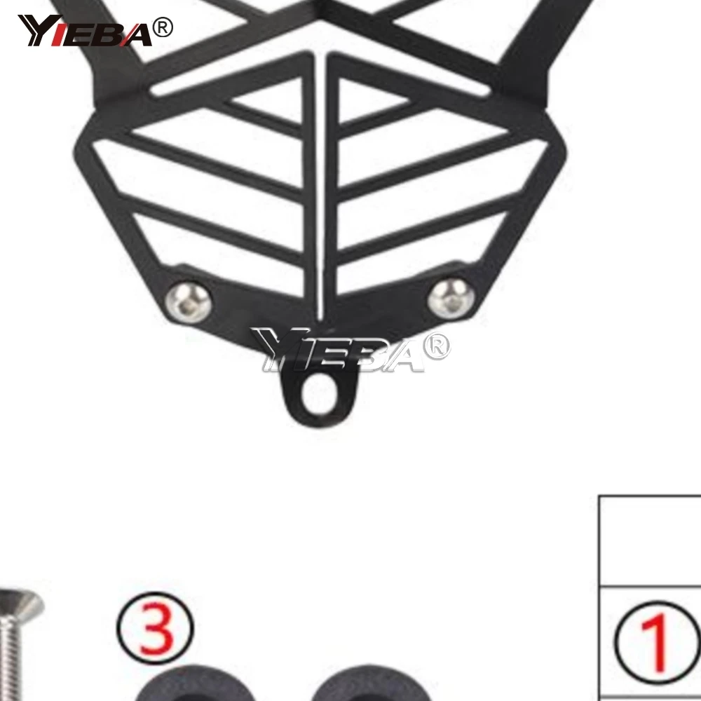 FOR HONDA CRF250L CRF300L 2021-2022-2023 Motorcycle Accessories Front Lamp Head Light Headlight Protector Grille Guard Cover