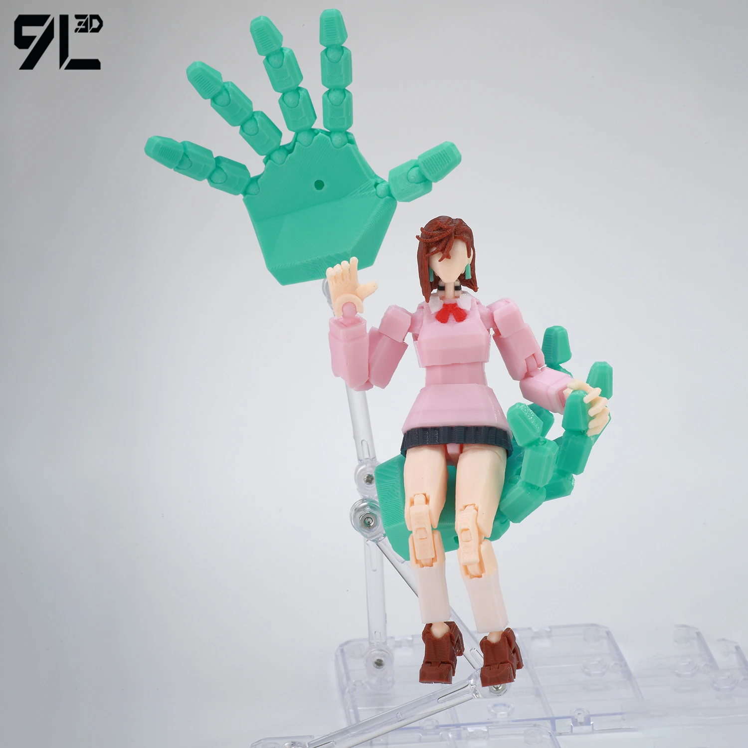 9L3D Printed Articulated Figure Lucky Dummy 13 Momo Ayase Little